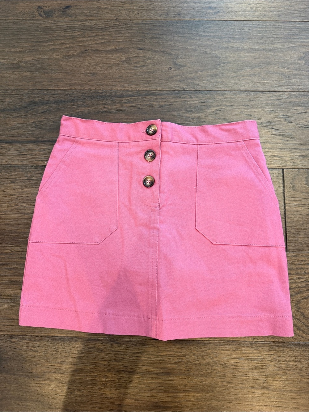 Paisley Lane Girls Size 7 Pink Button-Front Mini Skirt - C34-078